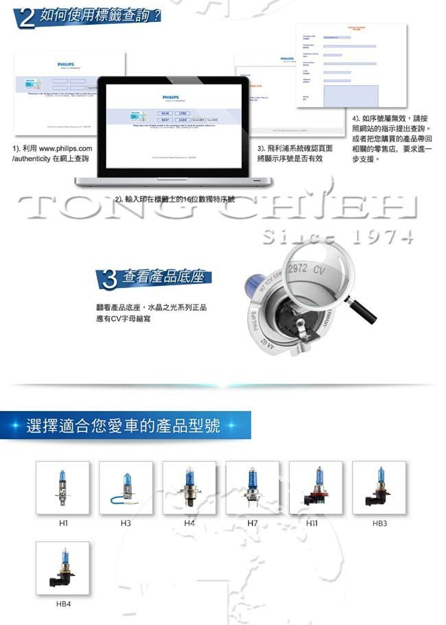 PHILIPS 飛利浦 車燈 水晶之光 Crystal Vision 4300K H11 H8