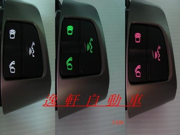 2010年WISH按鍵高亮燈光升級-多功能-快撥鍵-原廠定速 定速巡航 定速