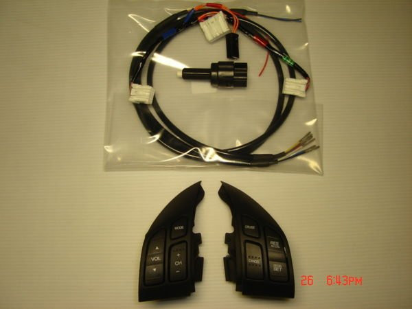 HONDA- 2007~2009年CRV3定速巡航日規料件-專用端子及線束-按鍵小燈升級-原廠定速 定速