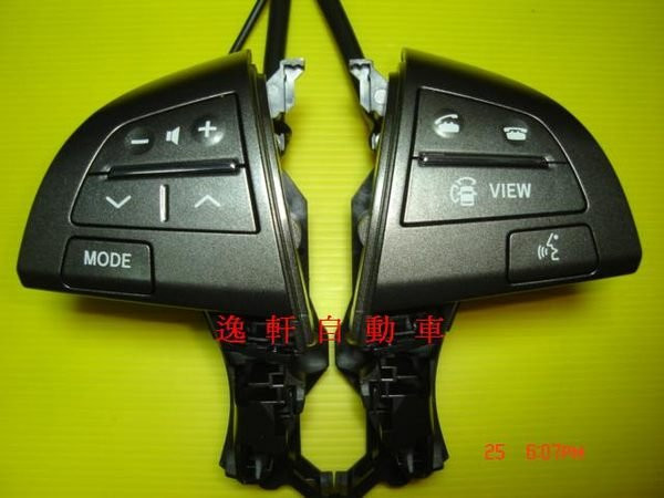 2007~2009銀色TOYOTA PREVIA 方向盤控制鍵/快撥鍵/原廠定速 定速巡航 定速